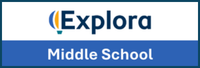 Explora Middle School logo.
